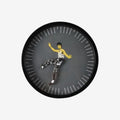 KungFuTick - Reloj de Pared con Forma Redonda y Diseño Inspirado en Kungfu