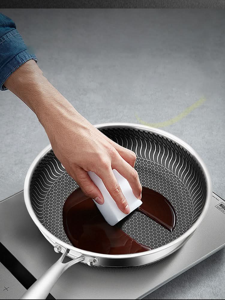 STEELCORE – Poêle en acier inoxydable pour une cuisson économe en énergie et durable