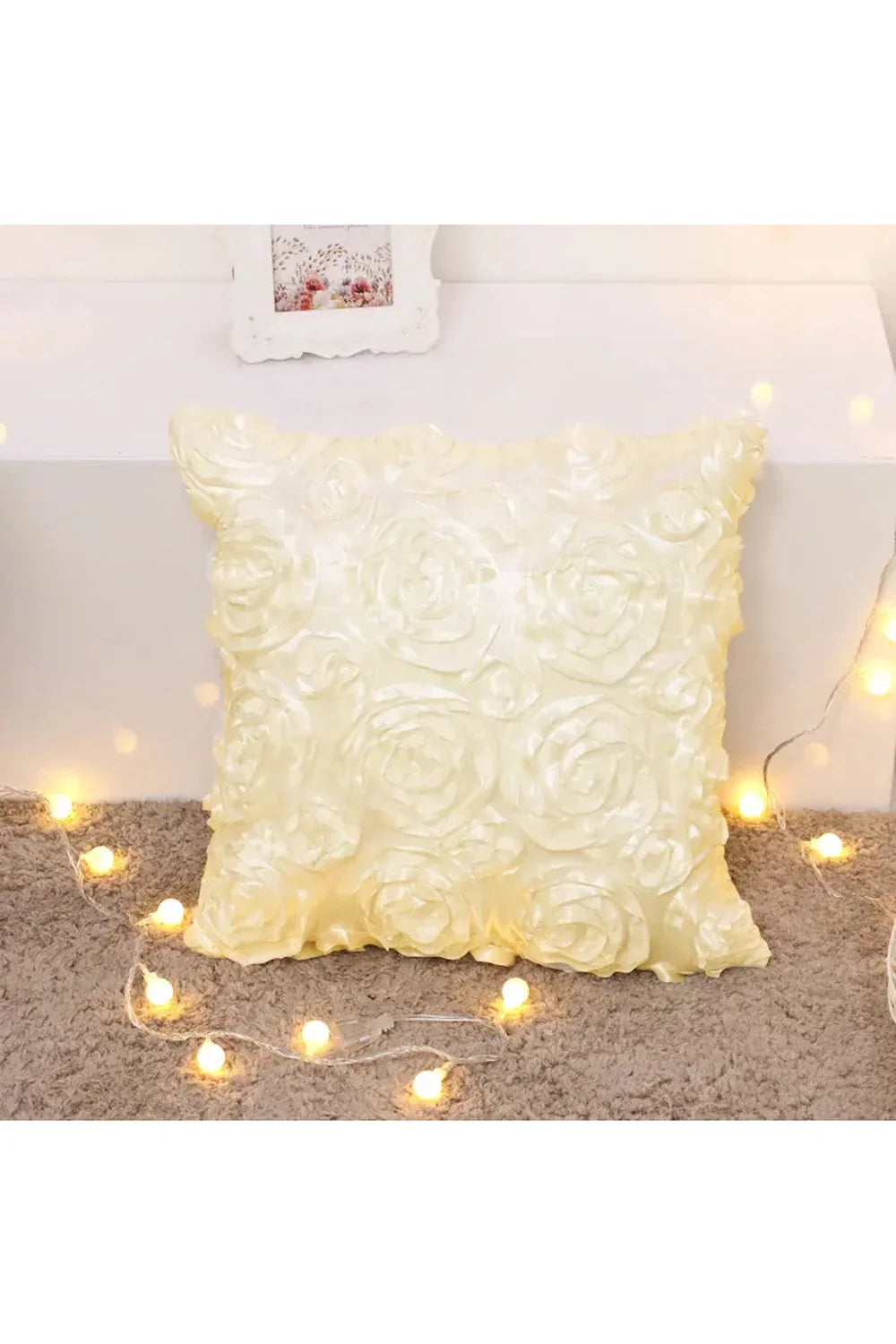 Lisslune | Funda de almohada 3D de rosa