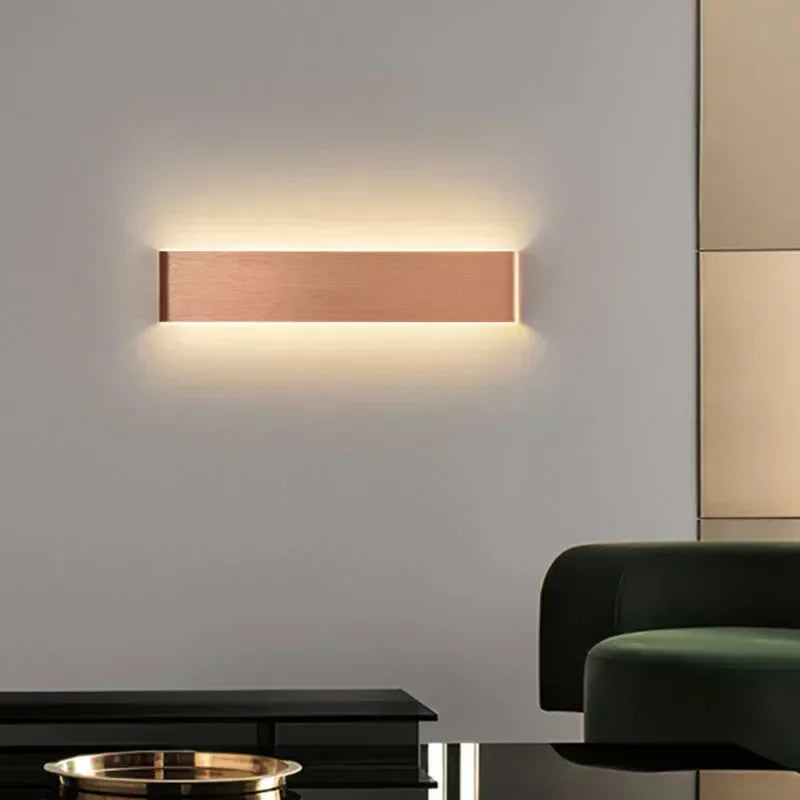 LumiEra Moderne LED-Aplique | Diseño Elegante | Luz Cálida para Dormitorio, Pasillo y Baño