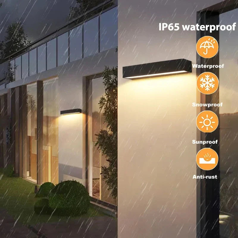 Lámpara Solar de Pared Solavella | 16 LEDs | Súper Brillante y Resistente al Agua | Para Jardín, Balcón y Pared de Casa | Blanco Cálido y Frío