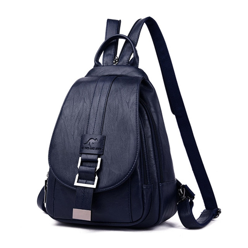 Mochila de piel para mujeres