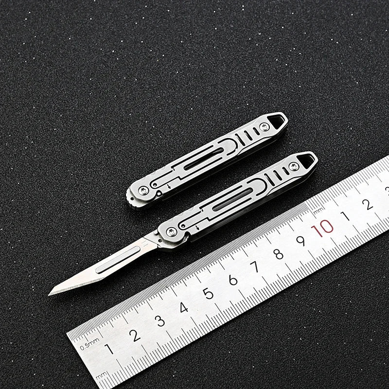 Cuchillo EDC Plegable con Cuchillas Reemplazables