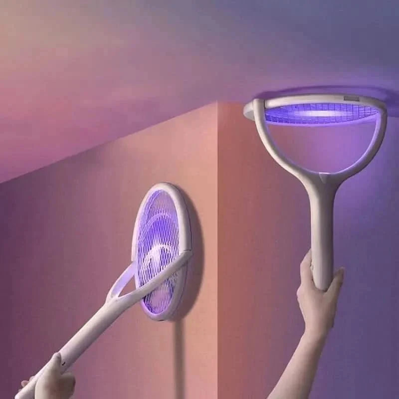 ZapGuard – Raqueta eléctrica para mosquitos 5 en 1 con LED