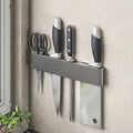 Skanto | Soporte para cuchillos – Knifey – Acero inoxidable – Estante multifuncional