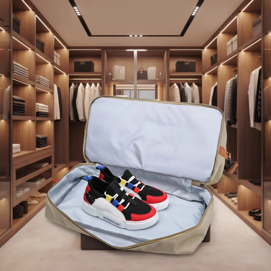FITVOYAGE – Bolsa de deporte con compartimento para zapatos y compartimento húmedo