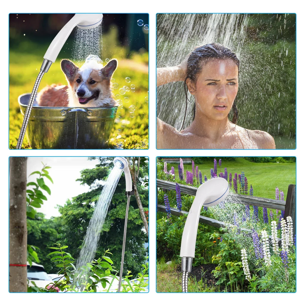 TrailShower™ – La ducha de camping móvil con presión de agua | Limpio y refrescado en cualquier lugar | 50% DESCUENTO