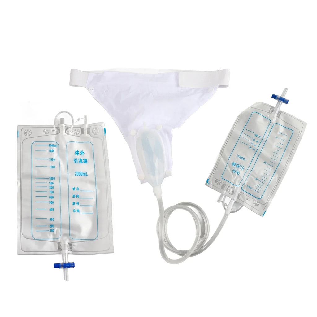 Kalsten | Colector de Orina de Silicona para Adultos con Bolsa de Catéter