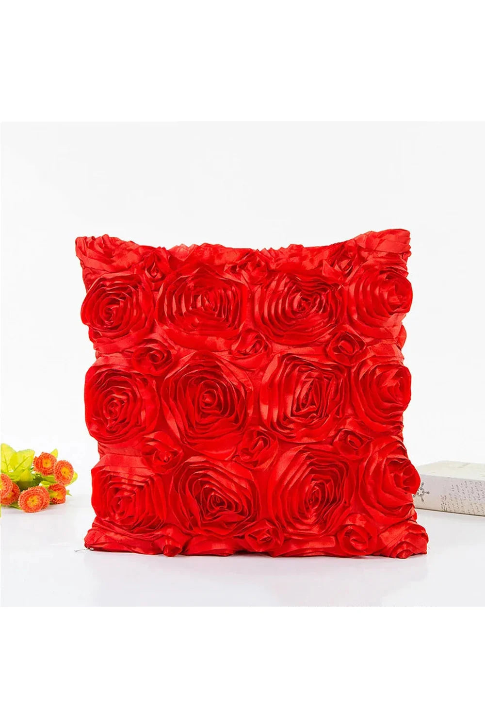 Lisslune | Funda de almohada 3D de rosa
