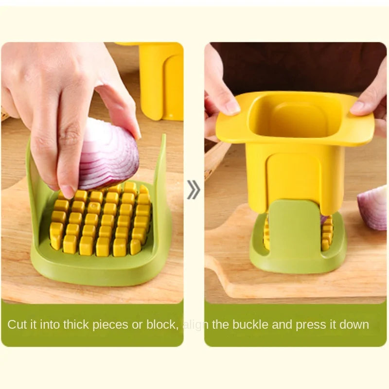 ChopMaster – Cortador de verduras multifuncional y cortador de papas fritas con mecanismo de presión manual | Brehn