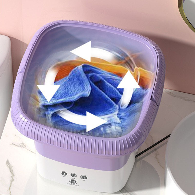 FlexClean - Lavadora portátil plegable para un lavado inteligente