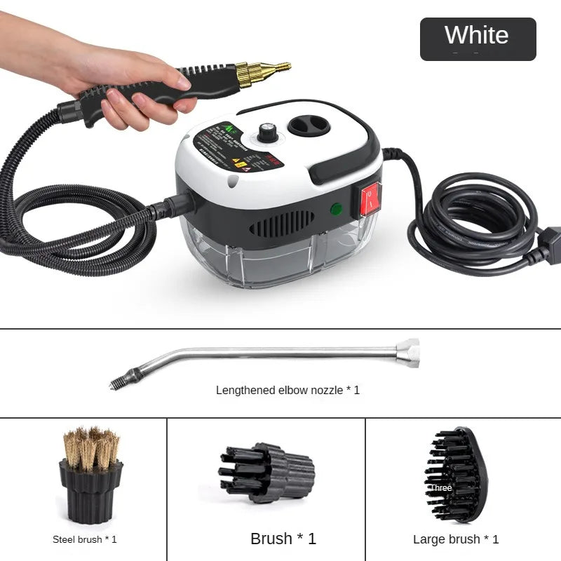 Limpiador a vapor STEAMVOLT | 2500W Alta presión | 3 Bar de potencia de vapor | Para cocina, baño y hogar