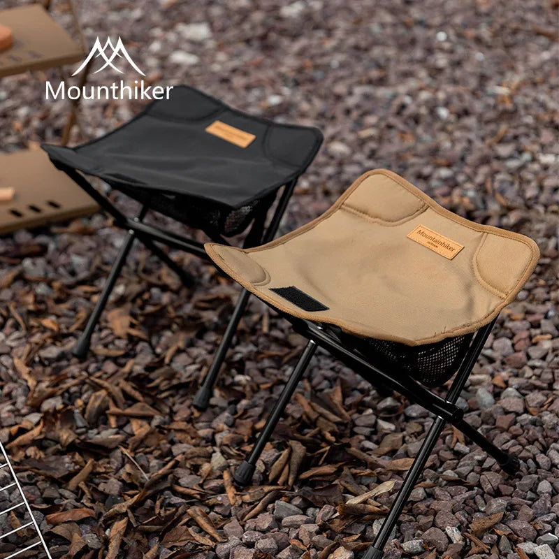 TrekLite Silla Plegable Ultraligera para Exterior y Camping | Compacta y Portátil | Aleación de Aluminio | Para Senderismo, Pesca y Viajes