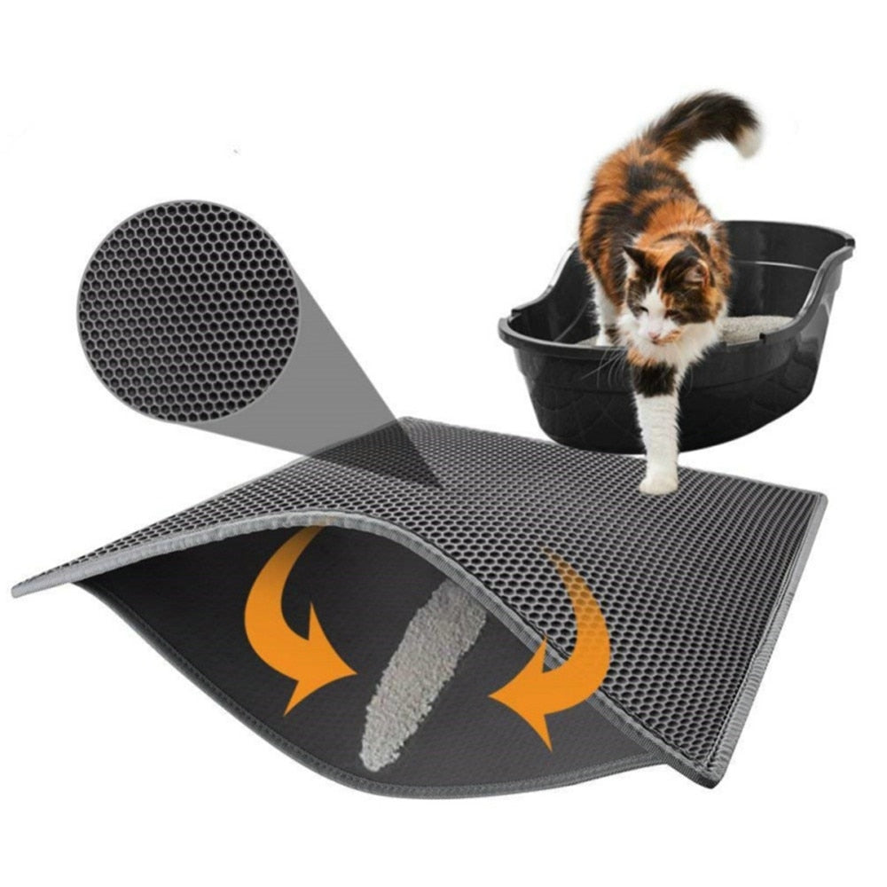 CleanPaws™ – ¡La inteligente alfombra para arena de gatos para un hogar limpio! | 50% DESCUENTO