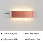 LumiEra Moderne LED-Aplique | Diseño Elegante | Luz Cálida para Dormitorio, Pasillo y Baño