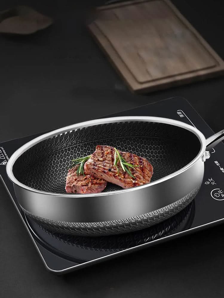 STEELCORE – Poêle en acier inoxydable pour une cuisson économe en énergie et durable