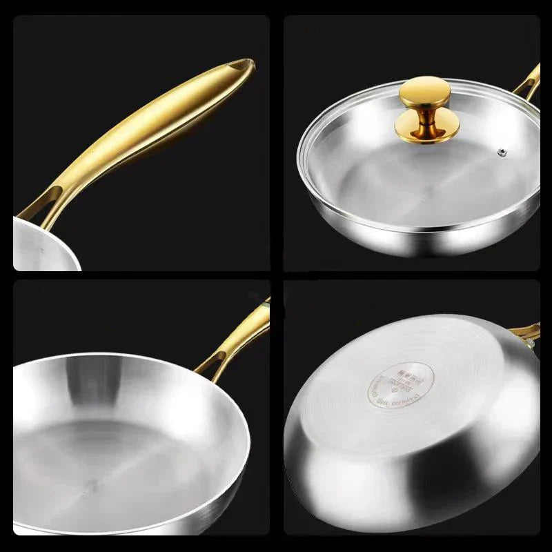 ChefSteel – Sartén de Acero Inoxidable Profesional para Gas e Inducción | Brehn