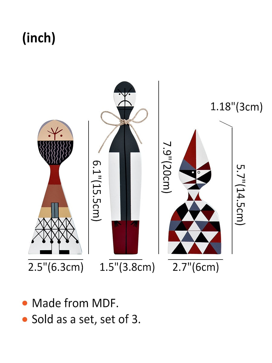 Figuras de Madera Hechas a Mano