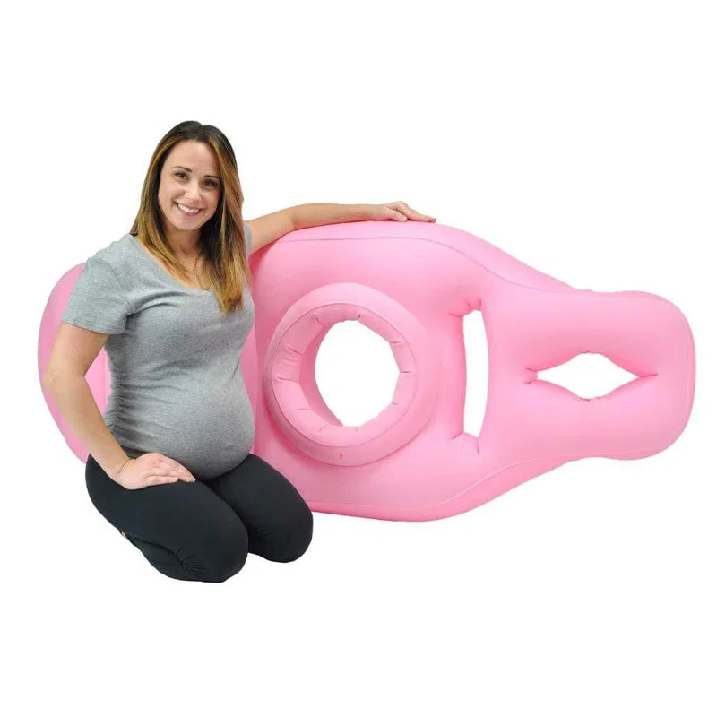 Cojín Inflable para Embarazo y Esteras de Yoga – Ideal para Noches Cómodas y Soporte