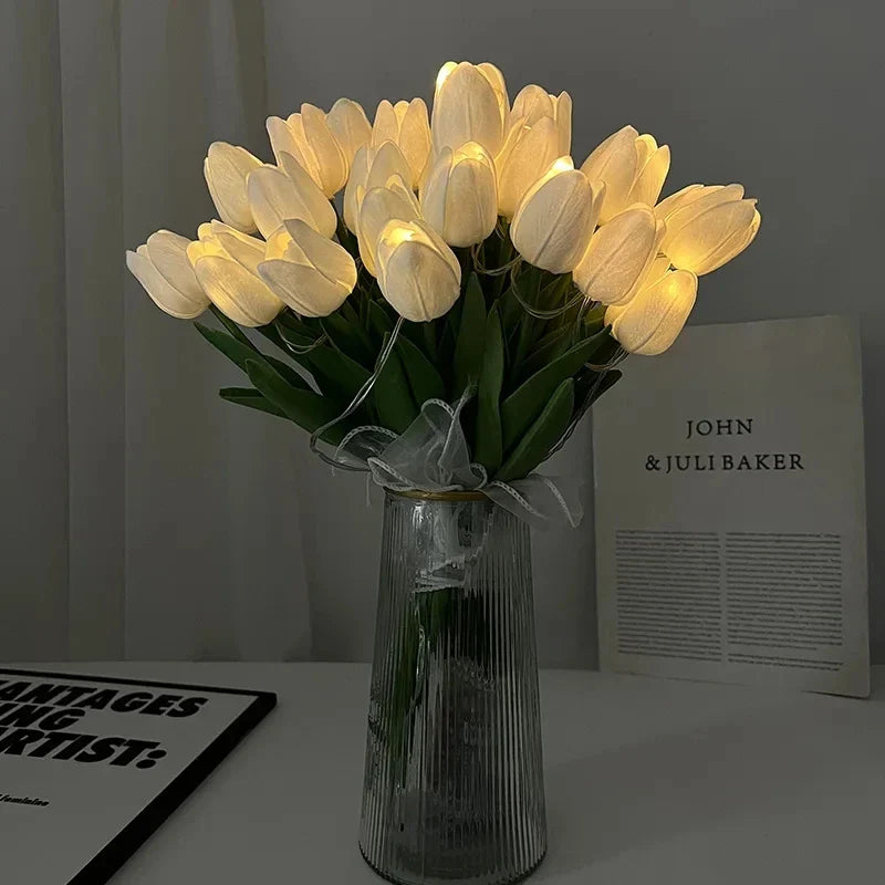 TulipGlow - Luz nocturna de tulipán LED de mano