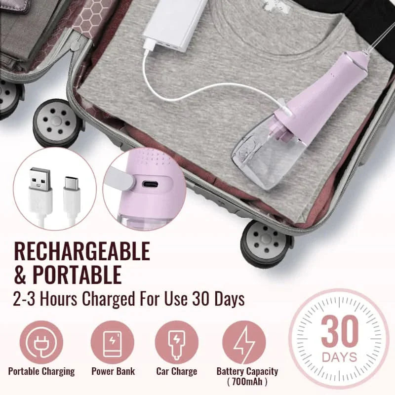 Hidropulidor recargable para el cuidado dental
