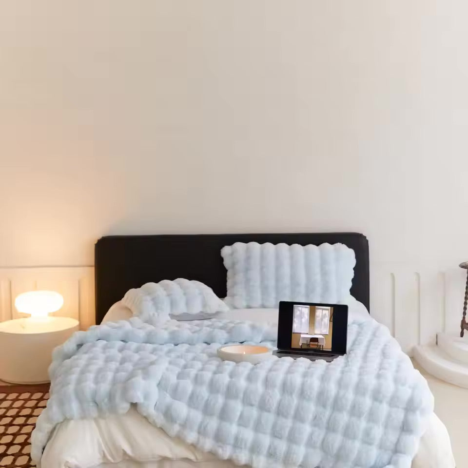 CozyNest – Alfombra texturizada para mayor calidez, comodidad y decoración del hogar con estilo
