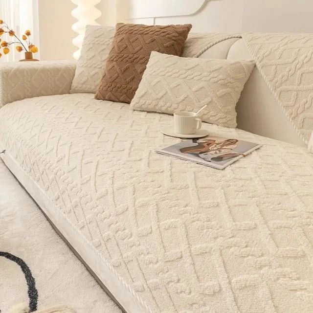 Sofaschutz - Funda de Sofá Elegante, Impermeable y Antideslizante