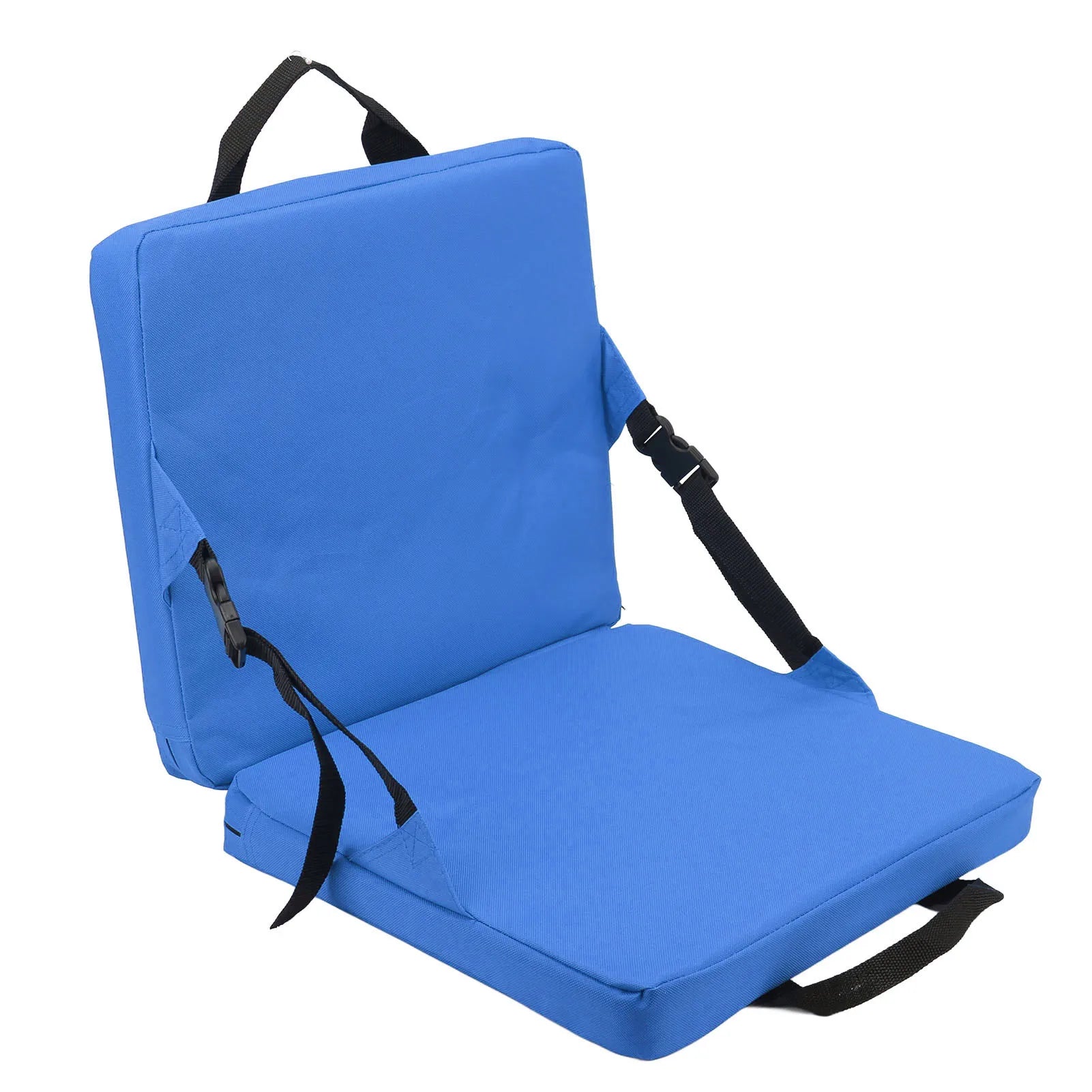 Silla plegable SITPURE con respaldo | Cojín de asiento acolchado | Compacta y cómoda para estadio, playa y parque