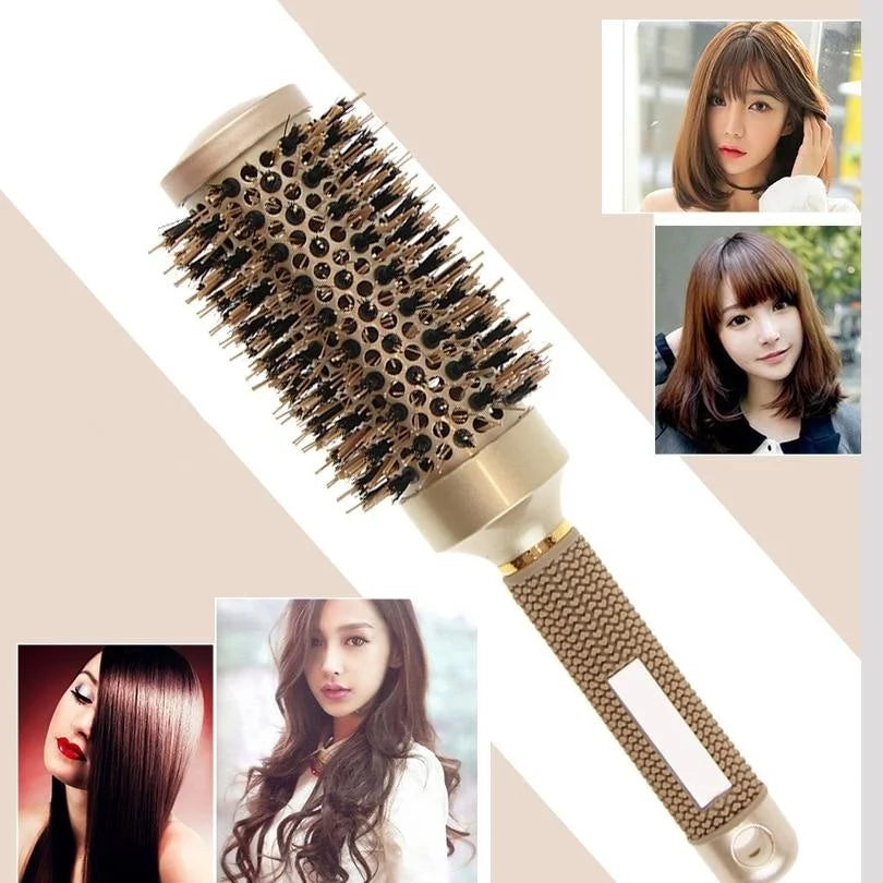 Juego de cepillos redondos profesionales con función de iones para diferentes longitudes de cabello