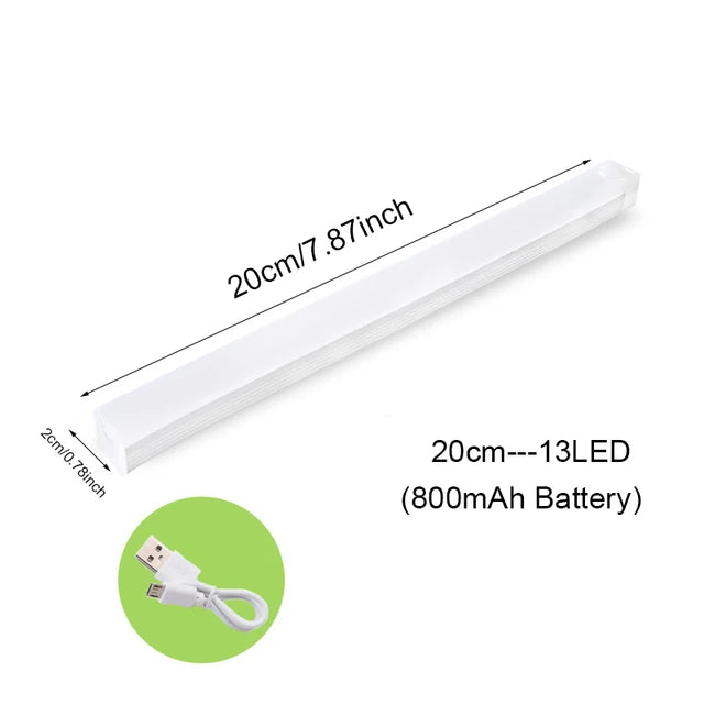 Lámpara de sensor de movimiento recargable por USB