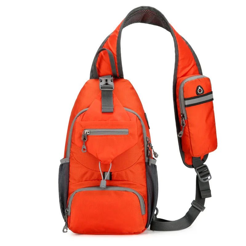 BowLift | SecurePack | Mochila de Hombro Impermeable Antirrobo con Múltiples Bolsillos – Bolsa de Viaje Cruzada Ligera