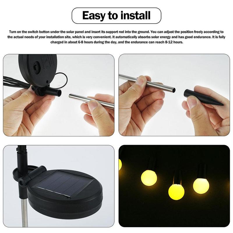 Luz Solar Firefly – Iluminación mágica para el jardín | 1+1 GRATIS