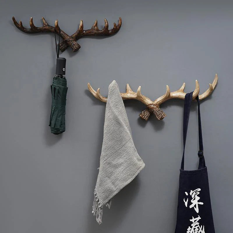 HookTine - Gancho de pared multifuncional con diseño de cuerno para decoración