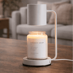 WAXELLE – Lámpara calentadora de velas sin llama para un aroma seguro en el ambiente