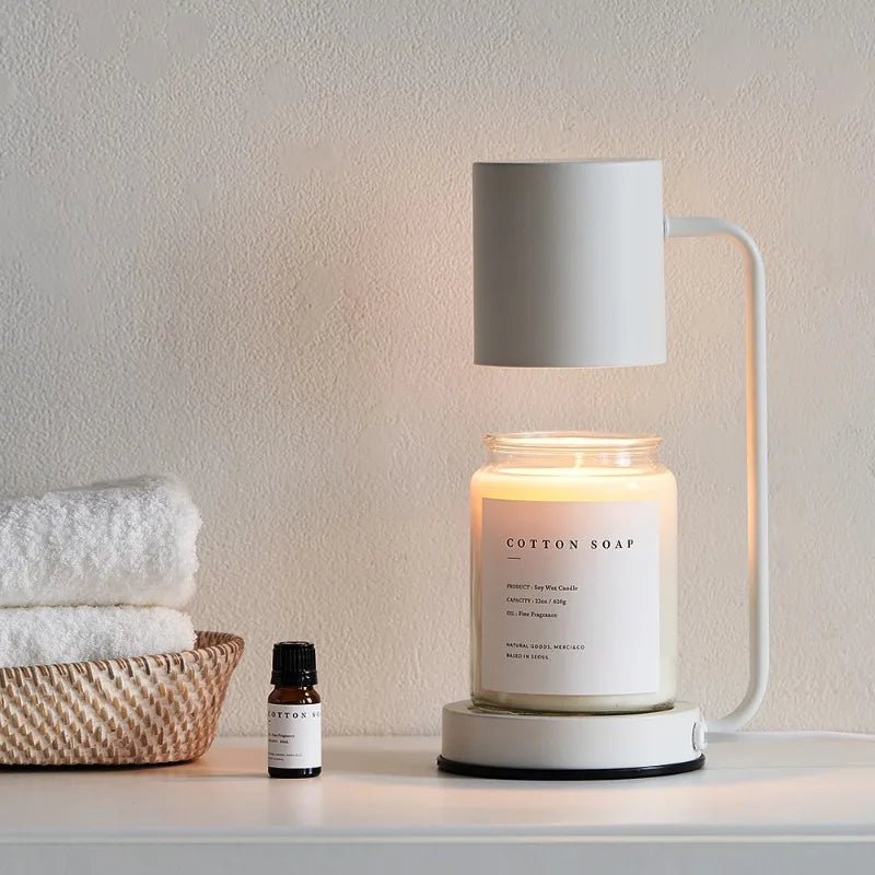 WAXELLE – Lámpara calentadora de velas sin llama para un aroma seguro en el ambiente