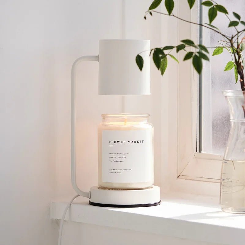 WAXELLE – Lámpara calentadora de velas sin llama para un aroma seguro en el ambiente