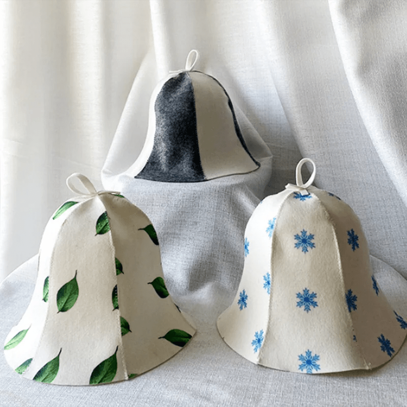 STEAMCALM – Gorro de sauna aislante de calor al estilo ruso para sesiones de sauna relajantes