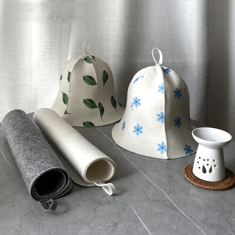 STEAMCALM – Gorro de sauna aislante de calor al estilo ruso para sesiones de sauna relajantes