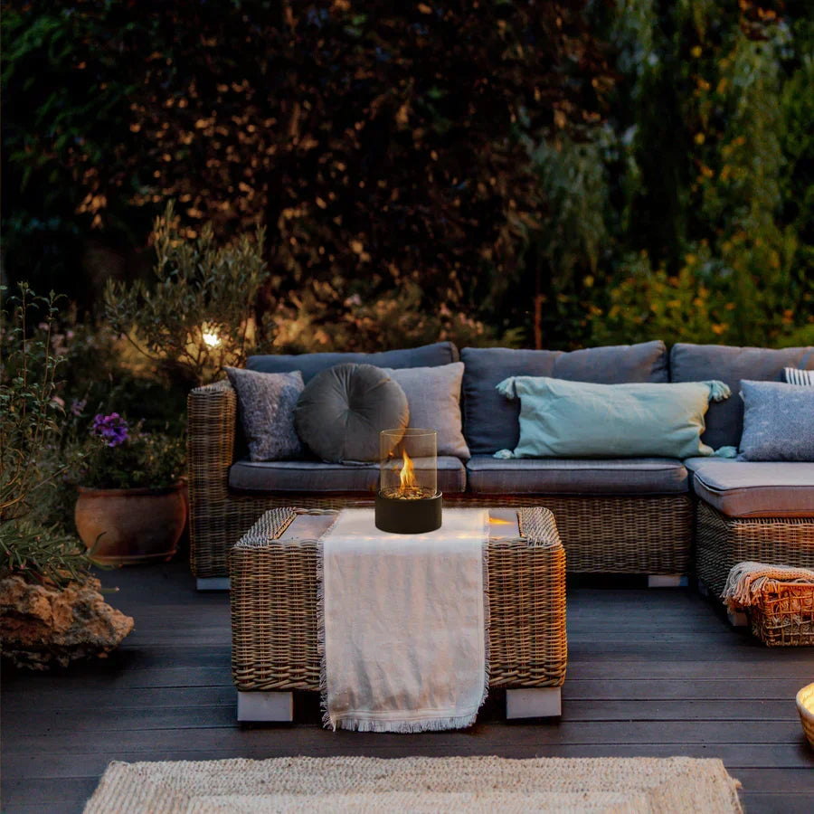 Moderno y portátil | Chimenea de mesa sin olor