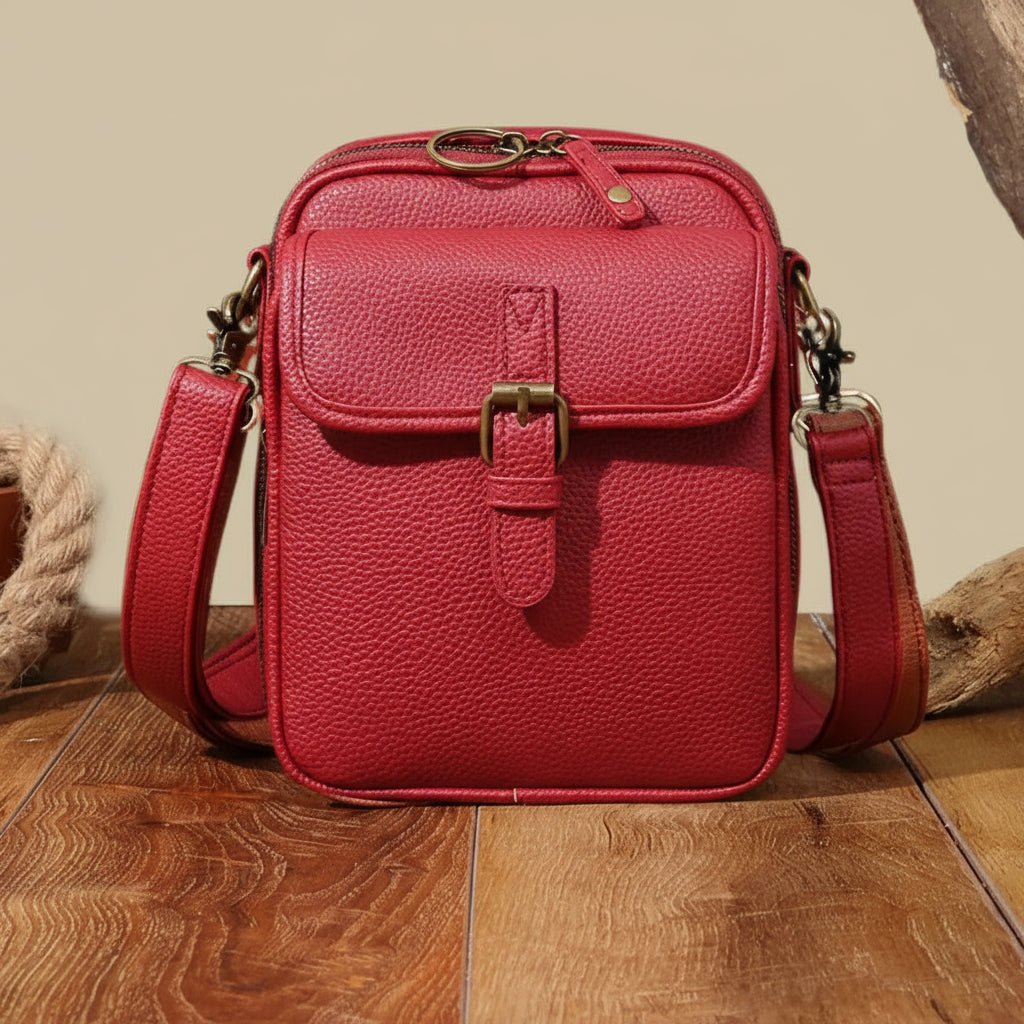 Bolsa Compacta Antirrobo con Correa Ajustable y Amplio Almacenamiento