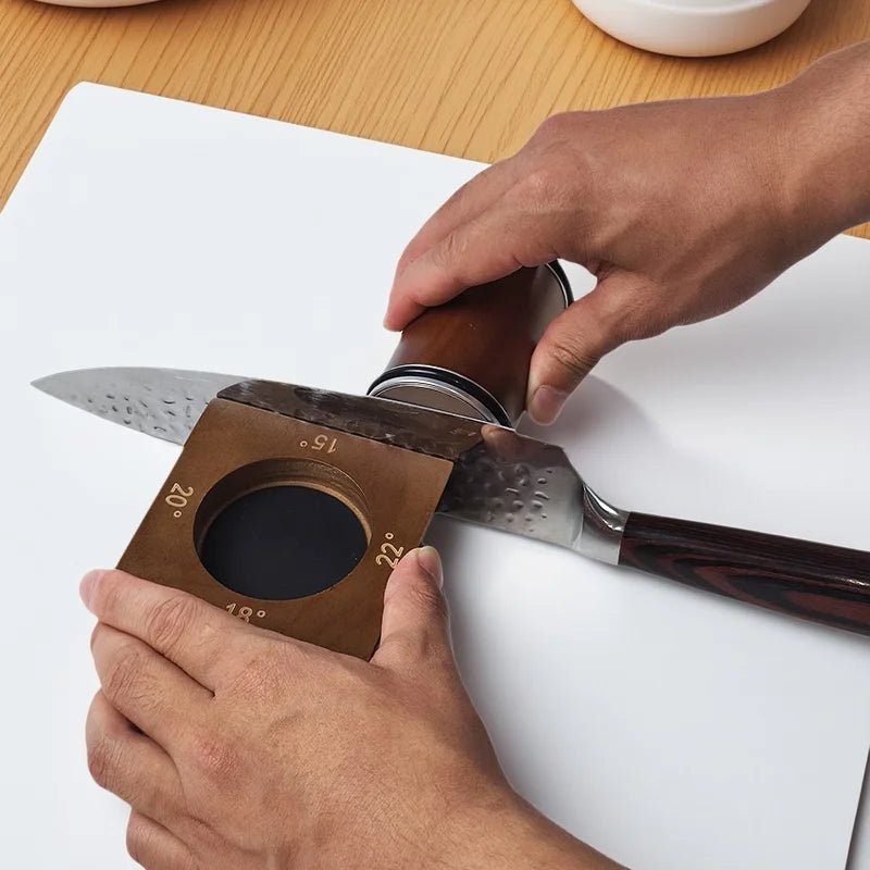 EDGECRAFT – Afilador de cuchillos ajustable con disco de afilado de diamante