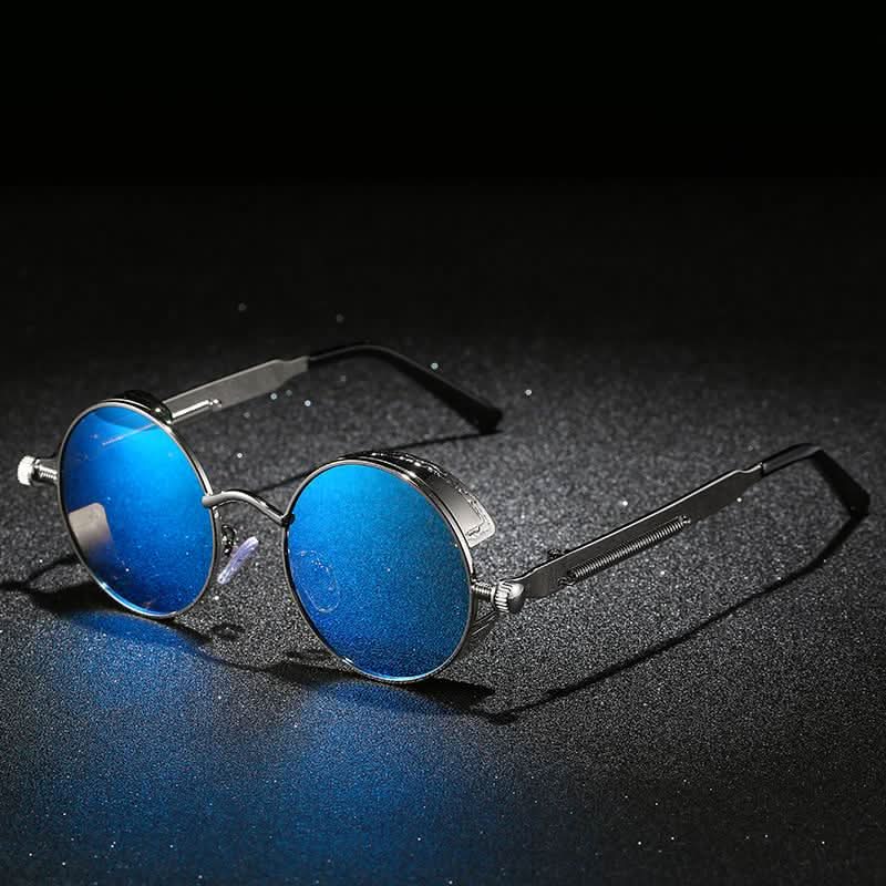 BowLift | Gafas de sol redondas vintage steampunk polarizadas UV400