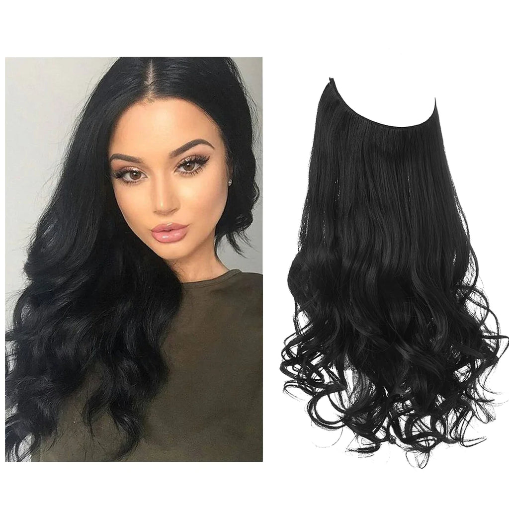 SecretHair | Extensiones de Cabello 100% Natural | Calidad REMY | Volumen y Longitud Sin Costuras | Brillo Natural | Resistente al Calor y Duradero