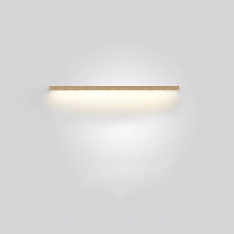 Lisslune | Luz de Pared LED Japonesa ZenBeam | Diseño de Madera Sólida | Iluminación de Acento Moderna