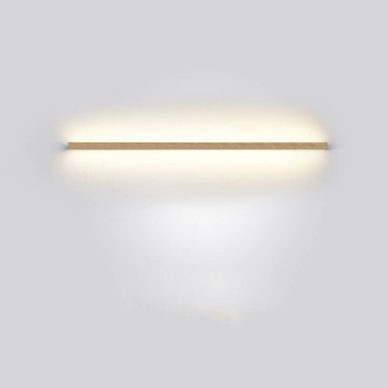 Lisslune | Luz de Pared LED Japonesa ZenBeam | Diseño de Madera Sólida | Iluminación de Acento Moderna