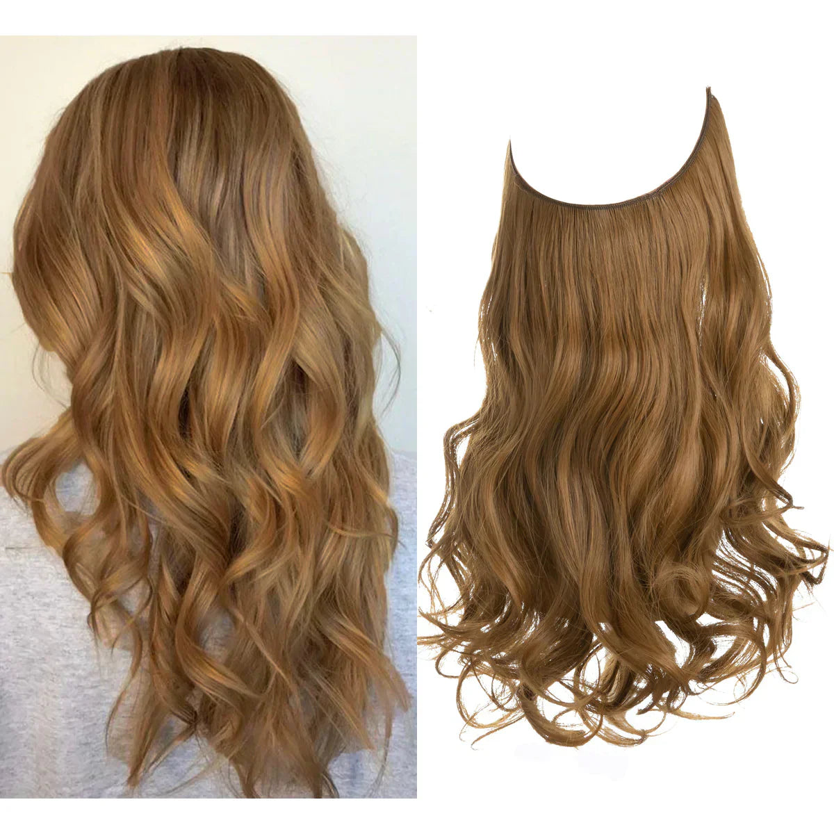 SecretHair | Extensiones de Cabello 100% Natural | Calidad REMY | Volumen y Longitud Sin Costuras | Brillo Natural | Resistente al Calor y Duradero