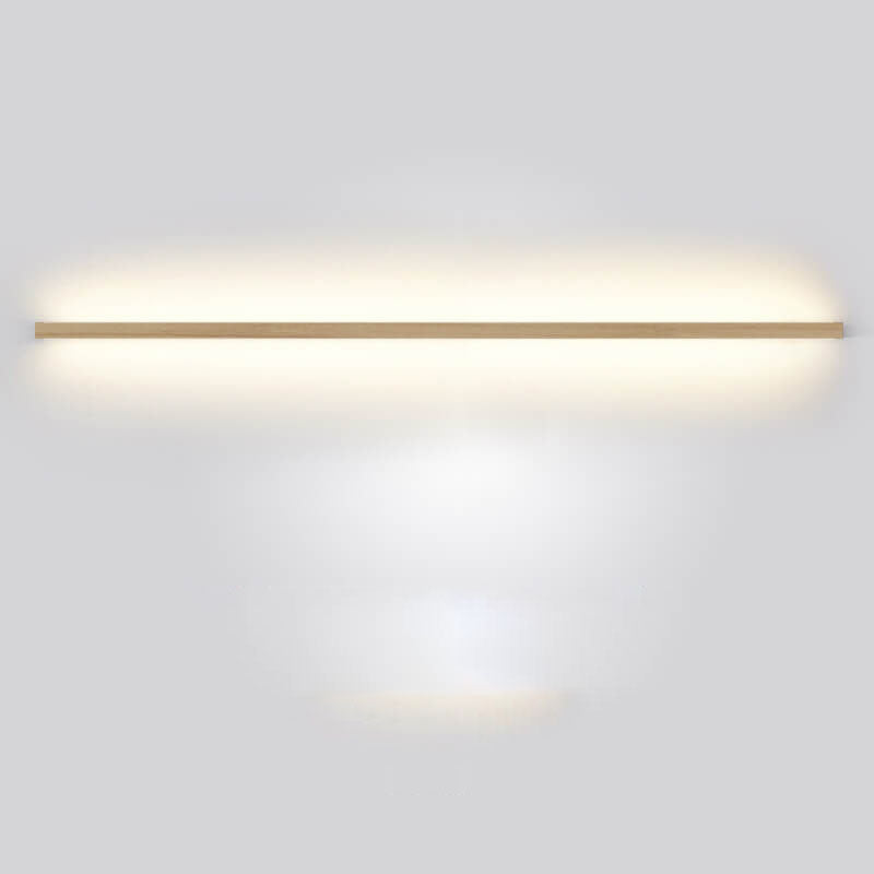 Lisslune | Luz de Pared LED Japonesa ZenBeam | Diseño de Madera Sólida | Iluminación de Acento Moderna