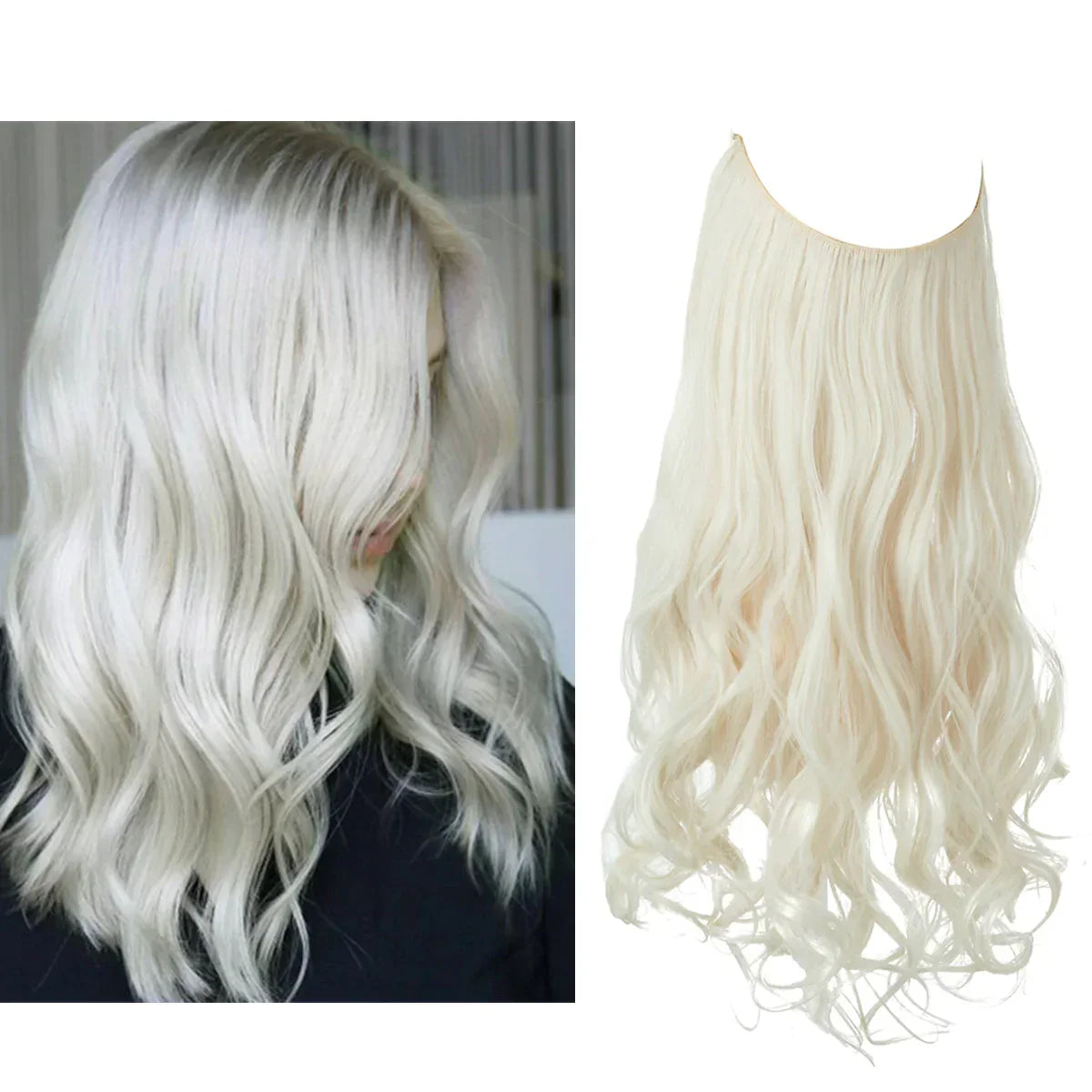 SecretHair | Extensiones de Cabello 100% Natural | Calidad REMY | Volumen y Longitud Sin Costuras | Brillo Natural | Resistente al Calor y Duradero
