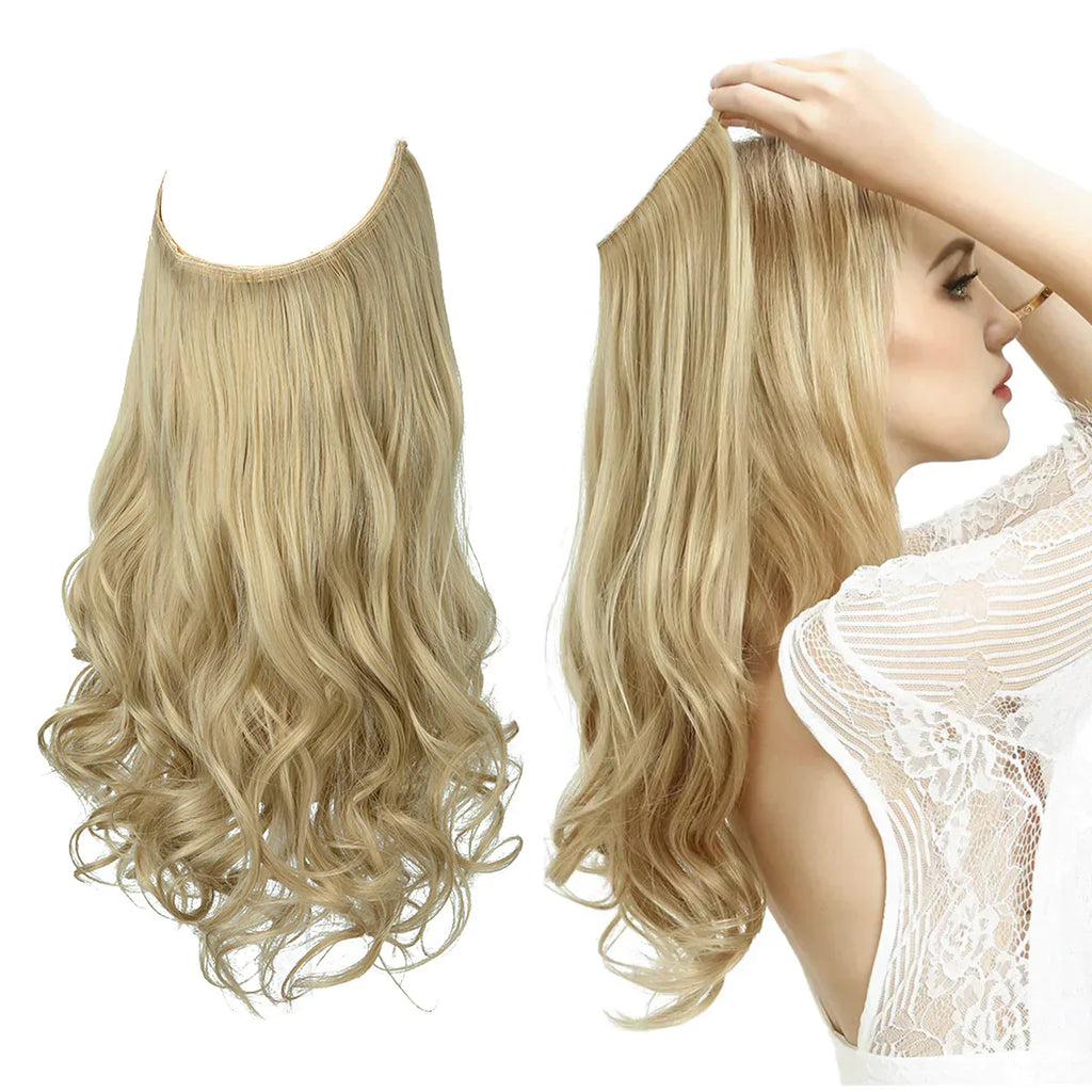 SecretHair | Extensiones de Cabello 100% Natural | Calidad REMY | Volumen y Longitud Sin Costuras | Brillo Natural | Resistente al Calor y Duradero