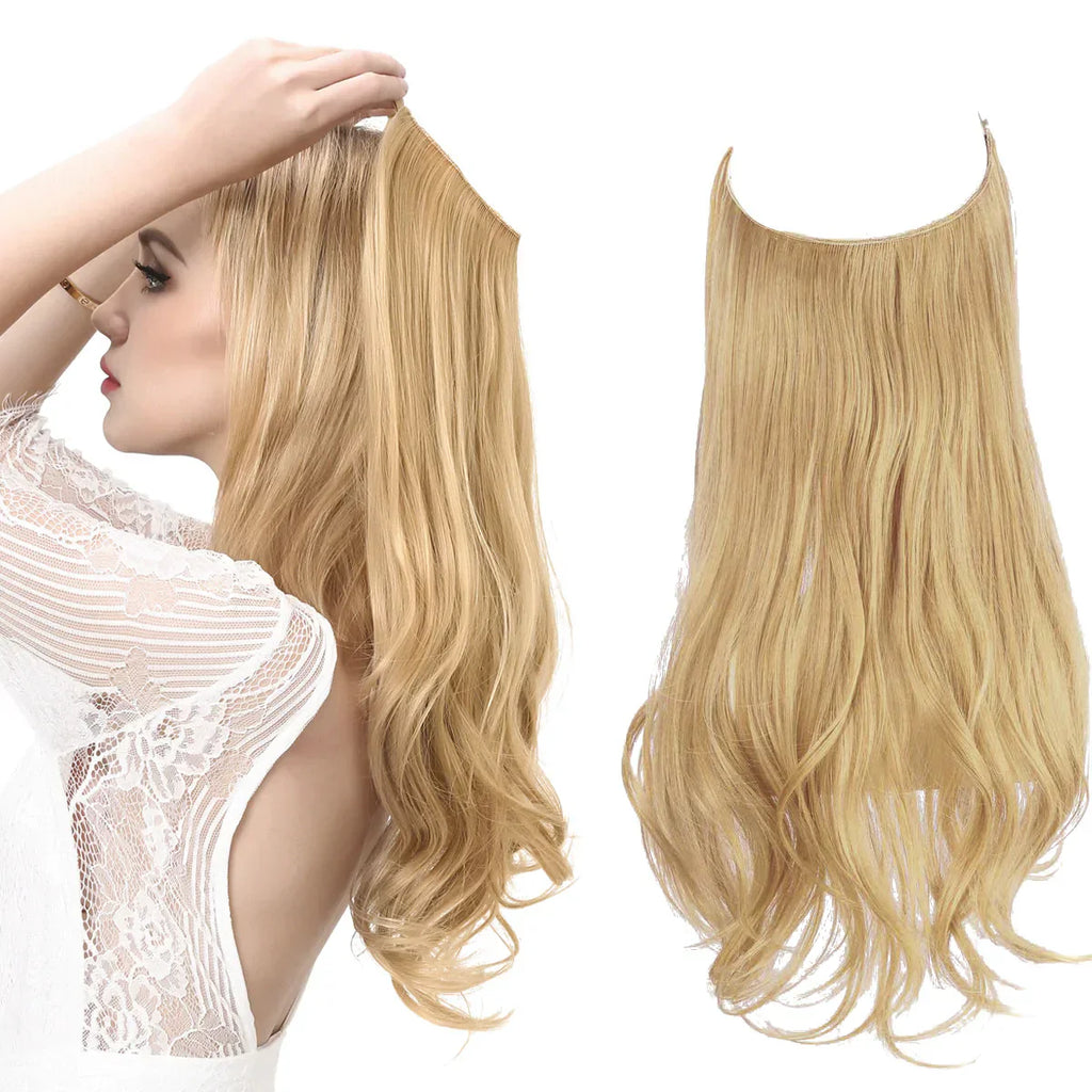 SecretHair | Extensiones de Cabello 100% Natural | Calidad REMY | Volumen y Longitud Sin Costuras | Brillo Natural | Resistente al Calor y Duradero